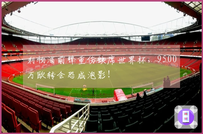 利物浦前锋重伤缺席世界杯，9500万欧转会恐成泡影！
